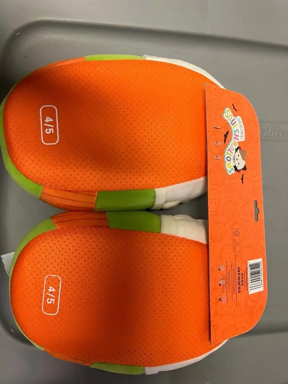 Squishmallows Halloween Donella the Latte Kids Slippers